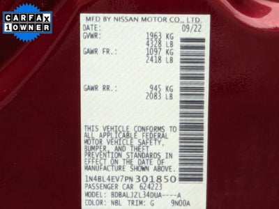 2023 Nissan Altima 2.5 SL