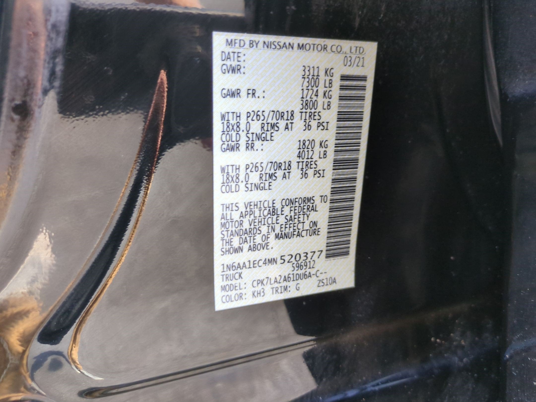 2021 Nissan Titan S