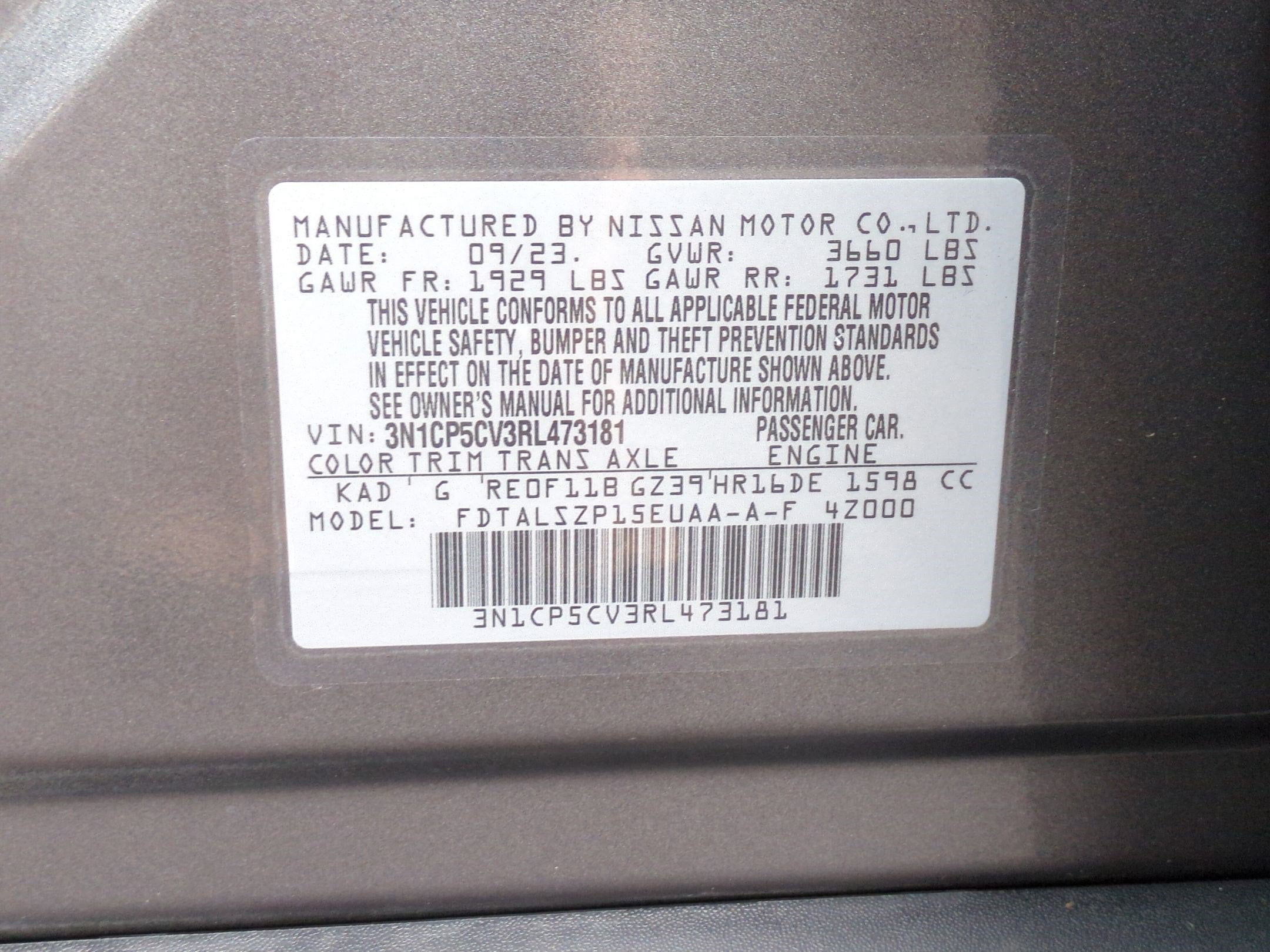2024 Nissan Kicks SV