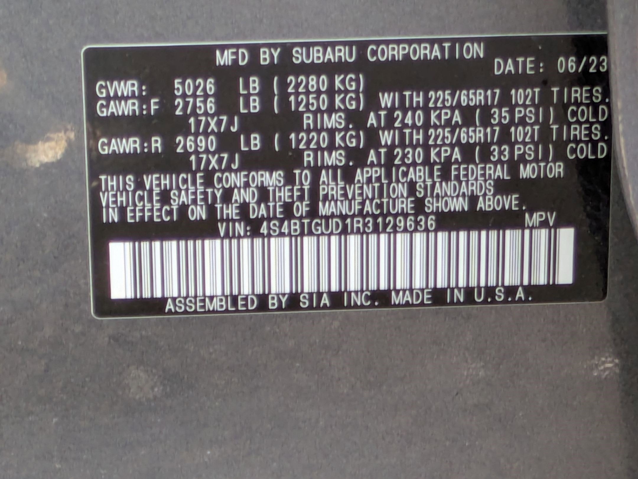 2024 Subaru Outback Wilderness