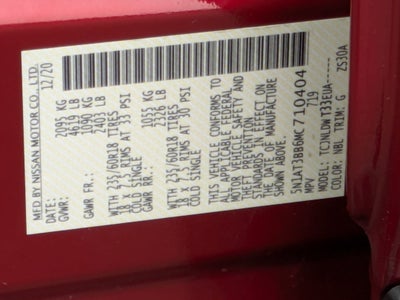 2021 Nissan Rogue SV