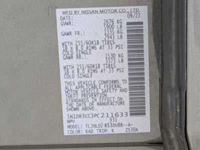 2023 Nissan Pathfinder SL