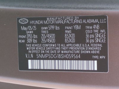 2025 Hyundai Santa Fe Hybrid Calligraphy