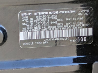 2022 Mitsubishi Eclipse Cross LE