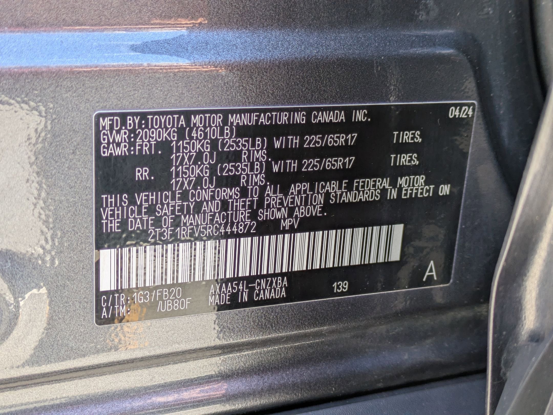 2024 Toyota RAV4 LE