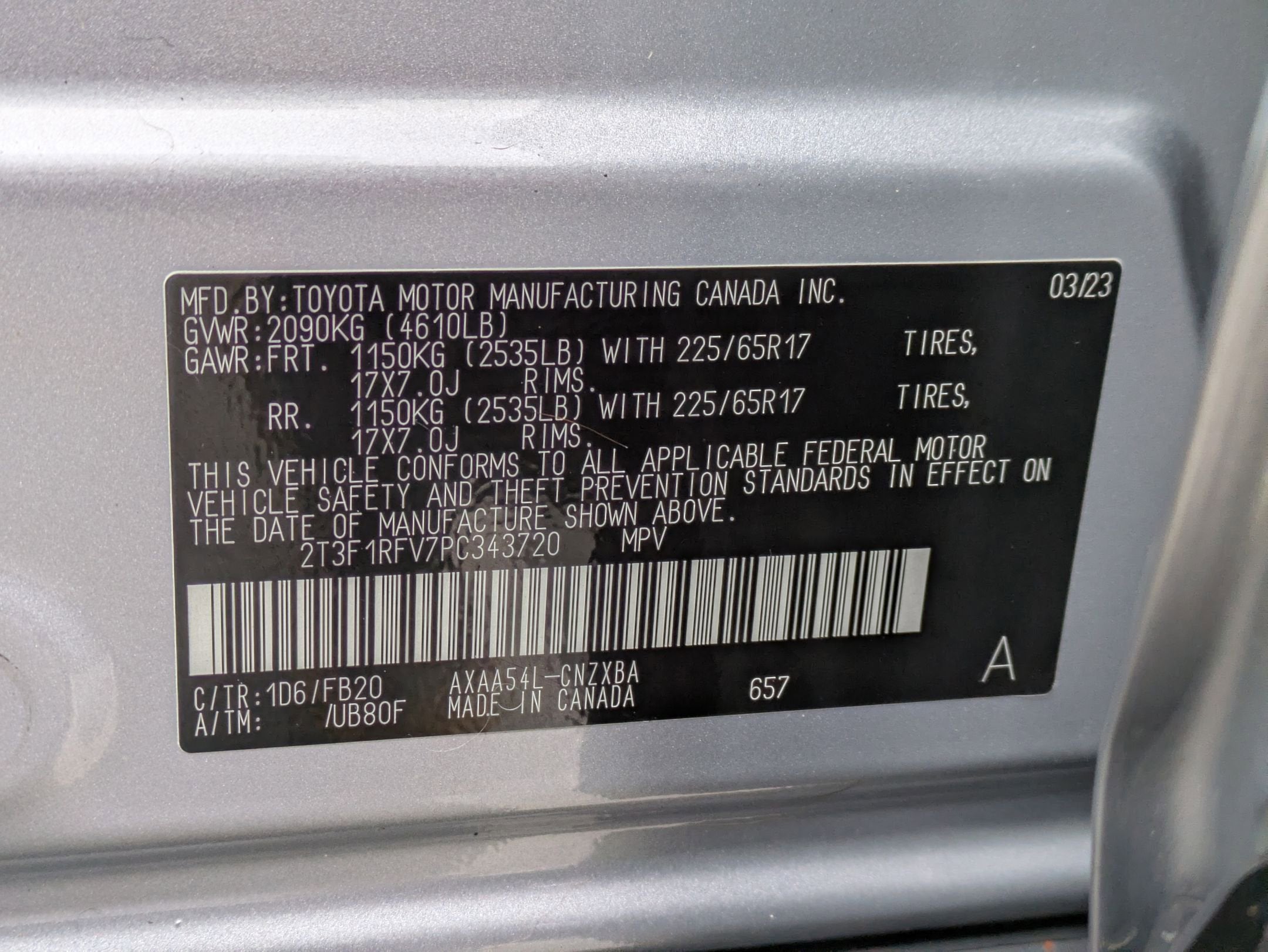 2023 Toyota RAV4 LE