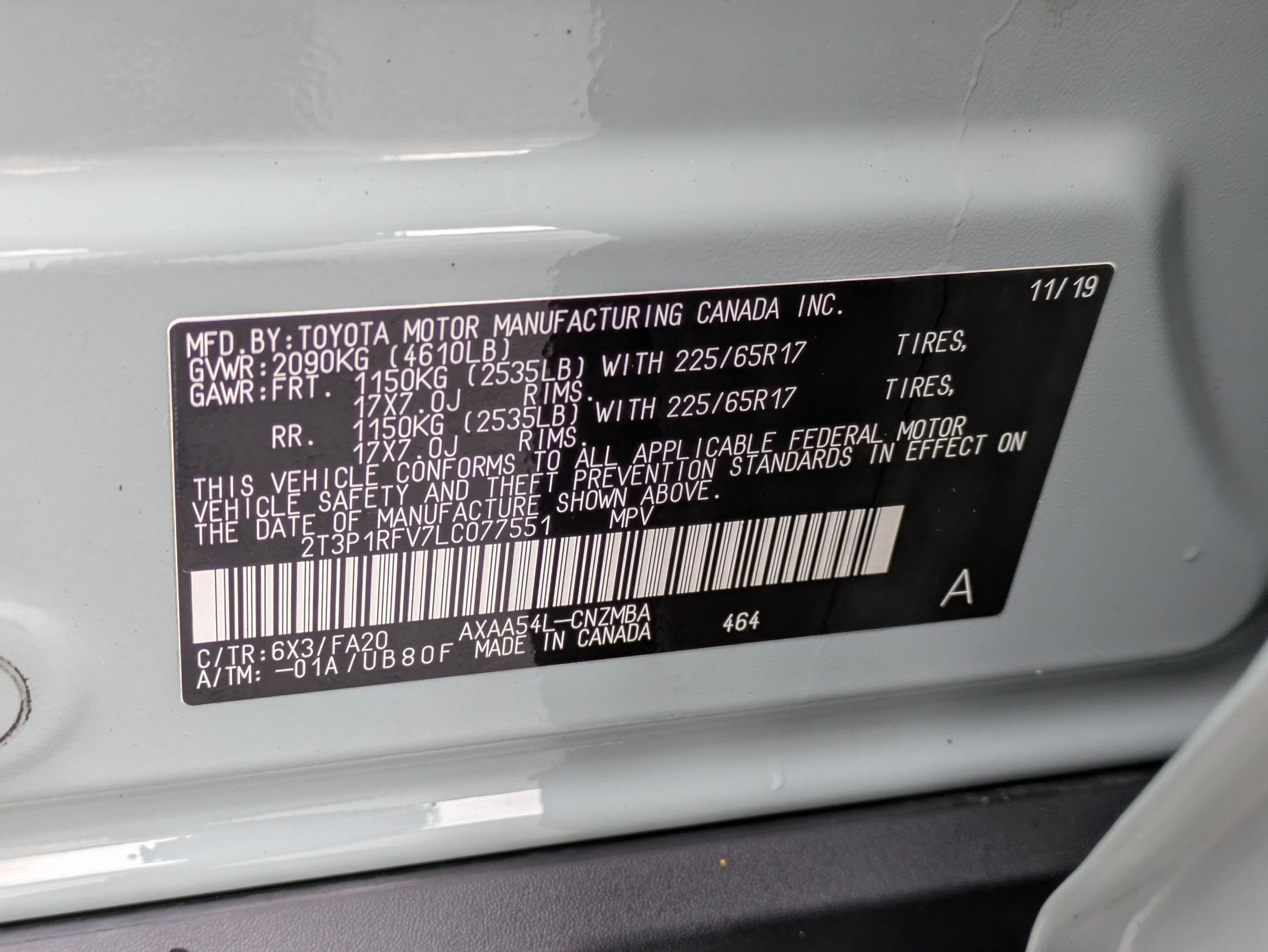 2020 Toyota RAV4 XLE