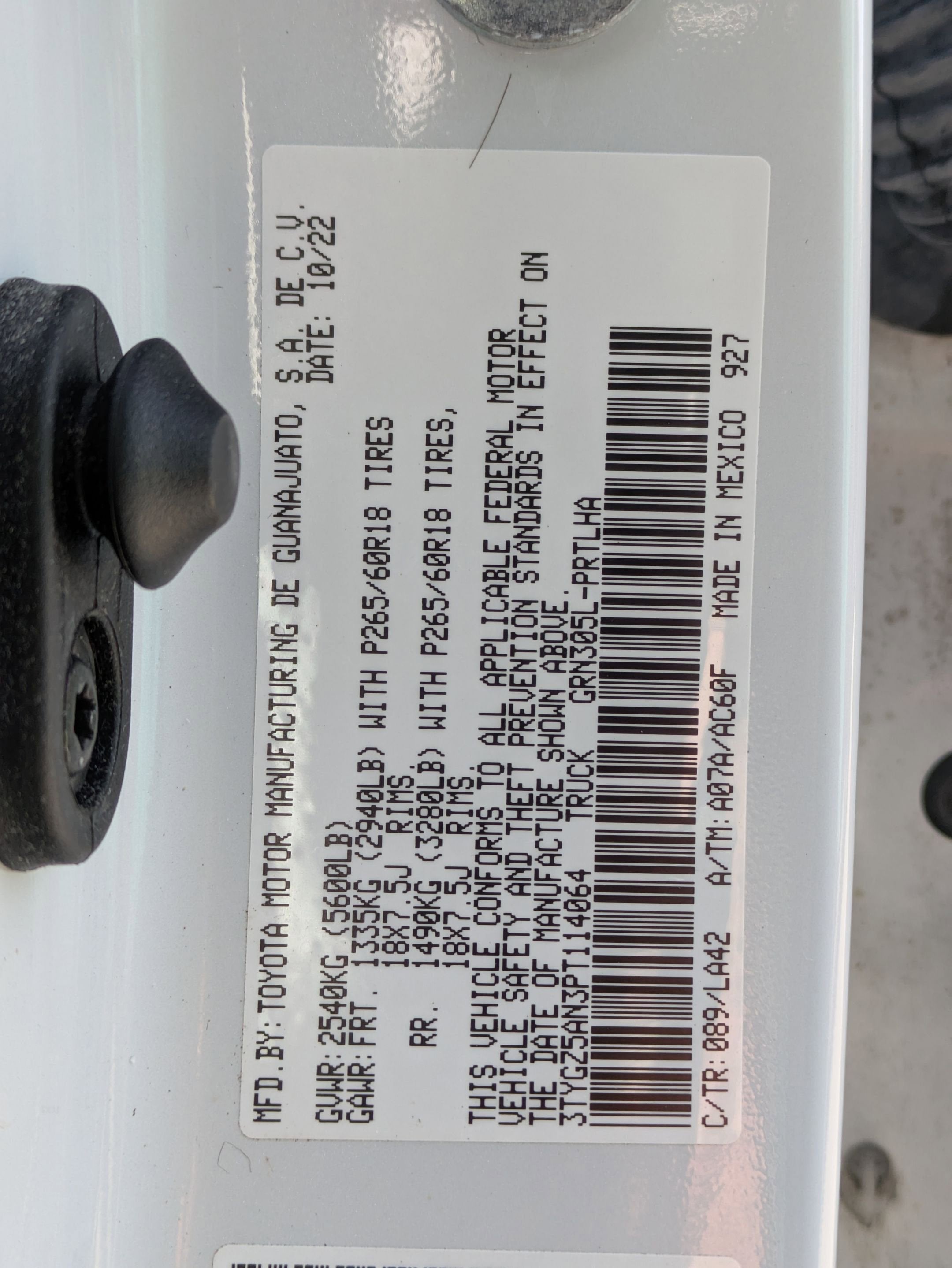 2023 Toyota Tacoma 4WD Limited