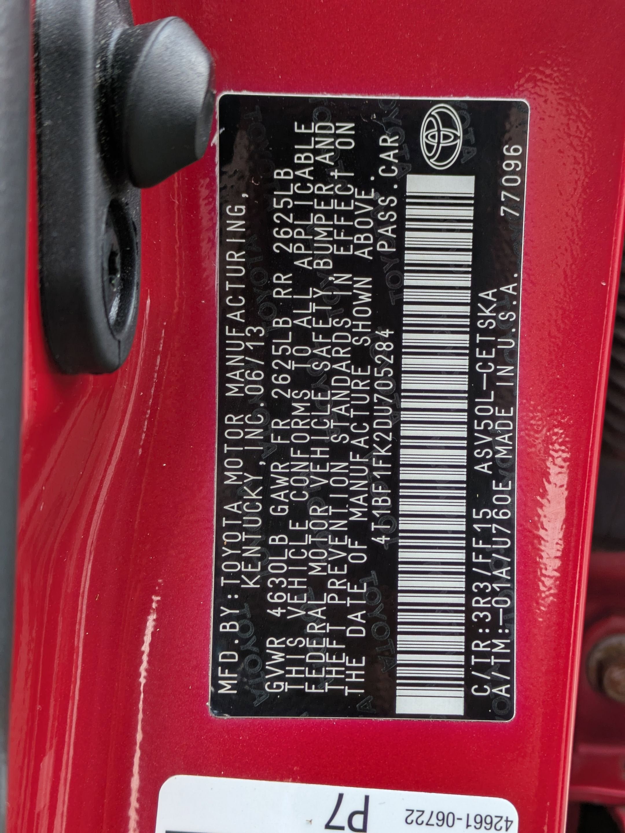 2013 Toyota Camry Base