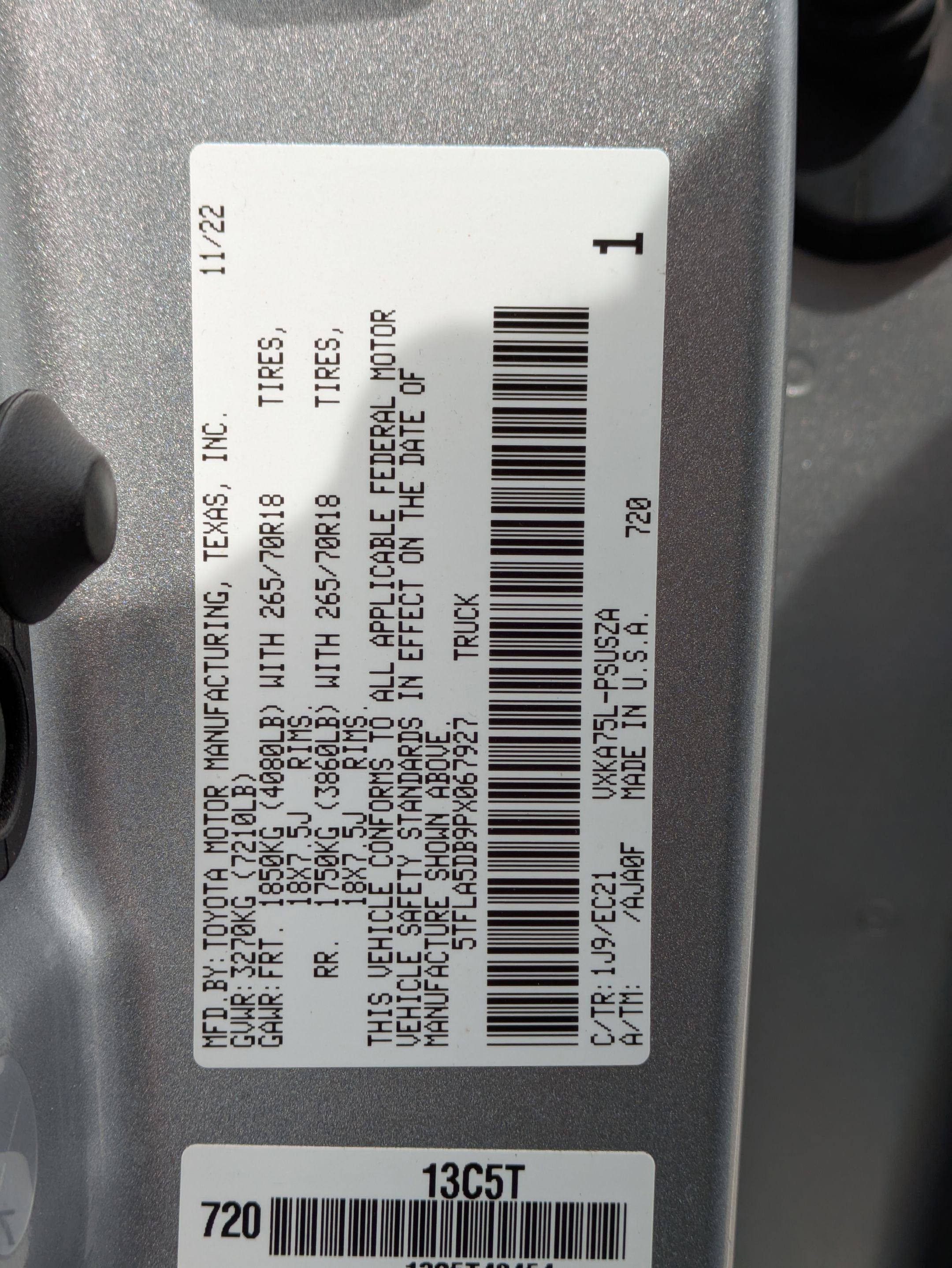 2023 Toyota Tundra 4WD SR5