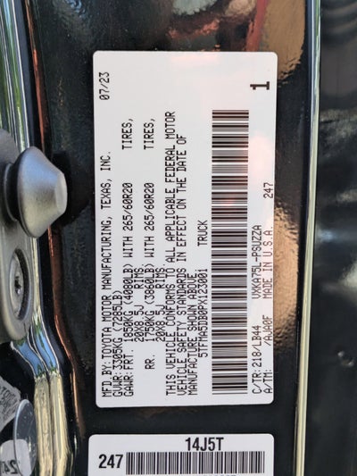 2023 Toyota Tundra 4WD 1794 Edition