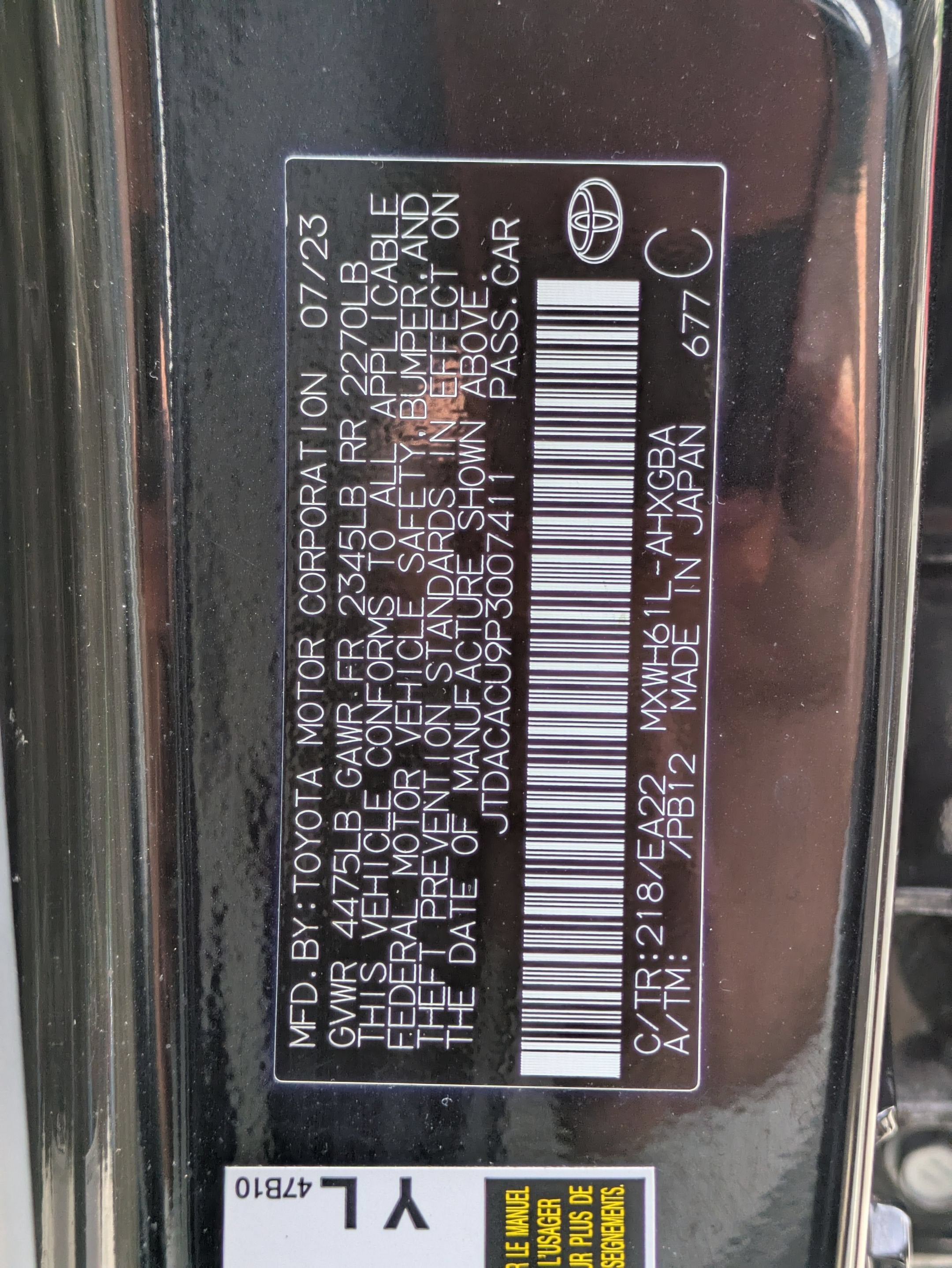 2023 Toyota Prius Prime Base