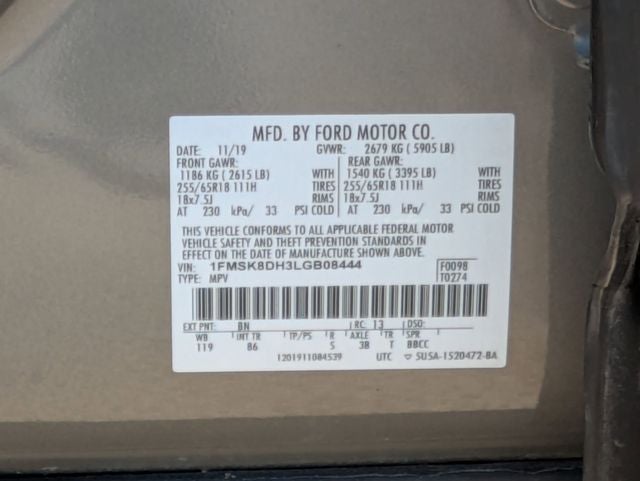 2020 Ford Explorer XLT