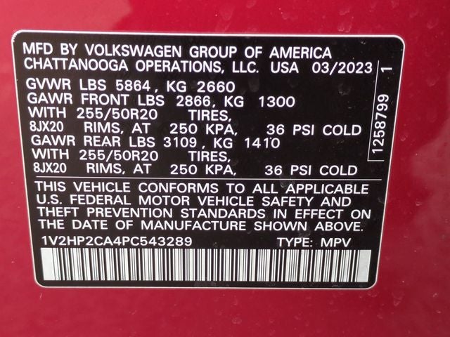 2023 Volkswagen Atlas 2.0T SE w/Technology