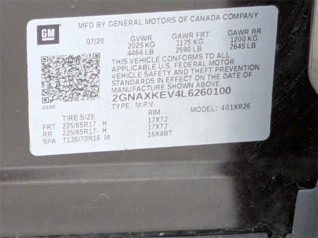 2020 Chevrolet Equinox LT