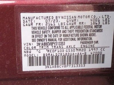 2023 Nissan Sentra SV