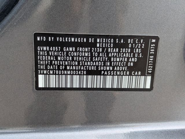 2022 Volkswagen Jetta 1.5T S