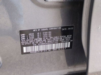 2022 Subaru Legacy Premium