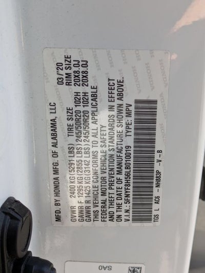 2020 Honda Passport EX-L