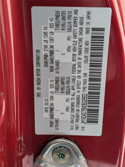 2022 Mazda Mazda MX-5 Miata Grand Touring