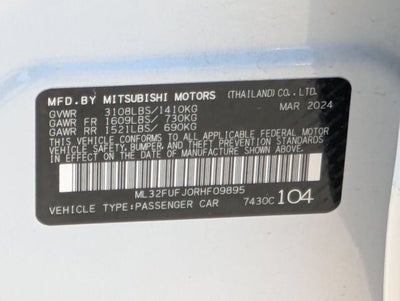 2024 Mitsubishi Mirage G4 Base