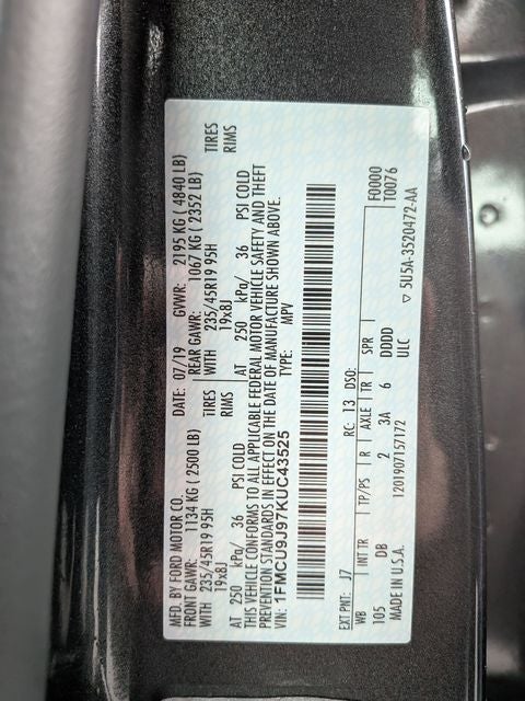 2019 Ford Escape Titanium