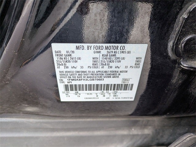 2020 Ford Explorer Limited