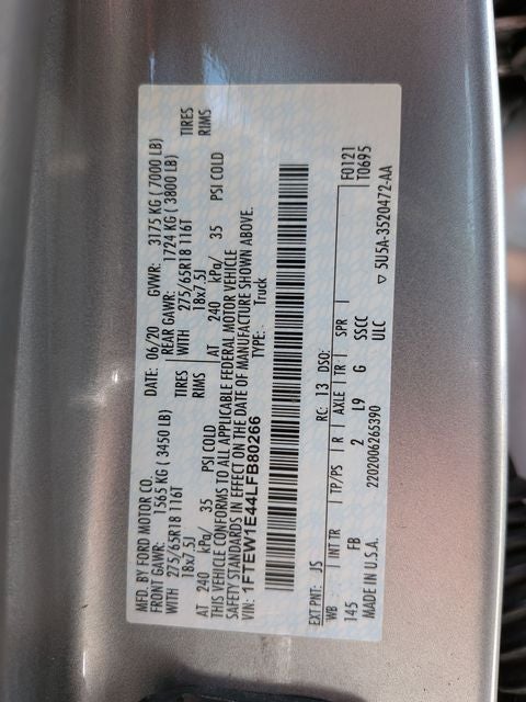 2020 Ford F-150 XLT