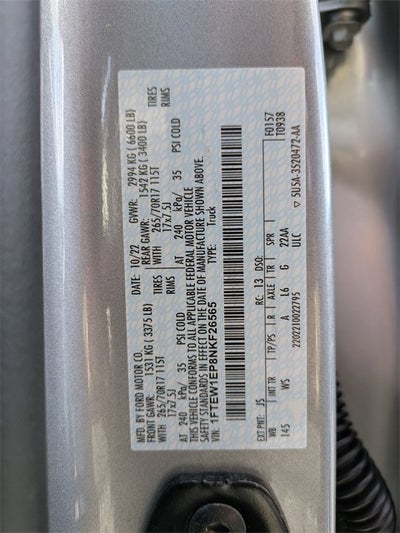 2022 Ford F-150 XL 2.7 V6