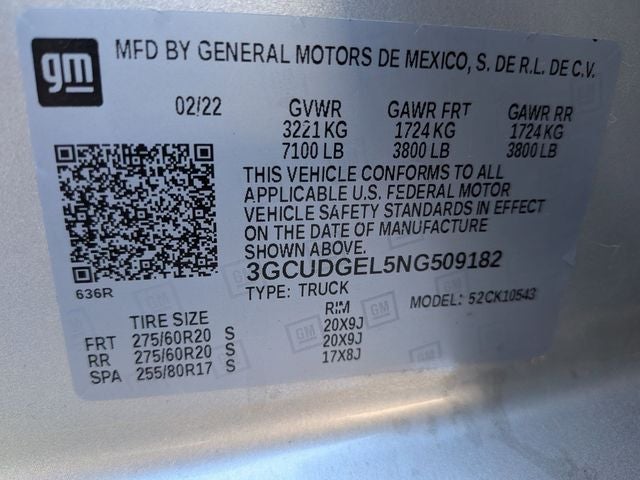 2022 Chevrolet Silverado 1500 LTZ