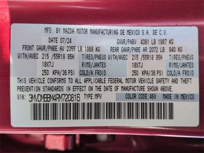 2024 Mazda Mazda CX-30 2.5 S Select Sport