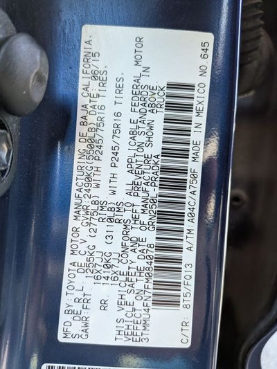 2015 Toyota Tacoma Base V6