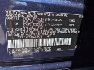 2022 Toyota RAV4 XLE