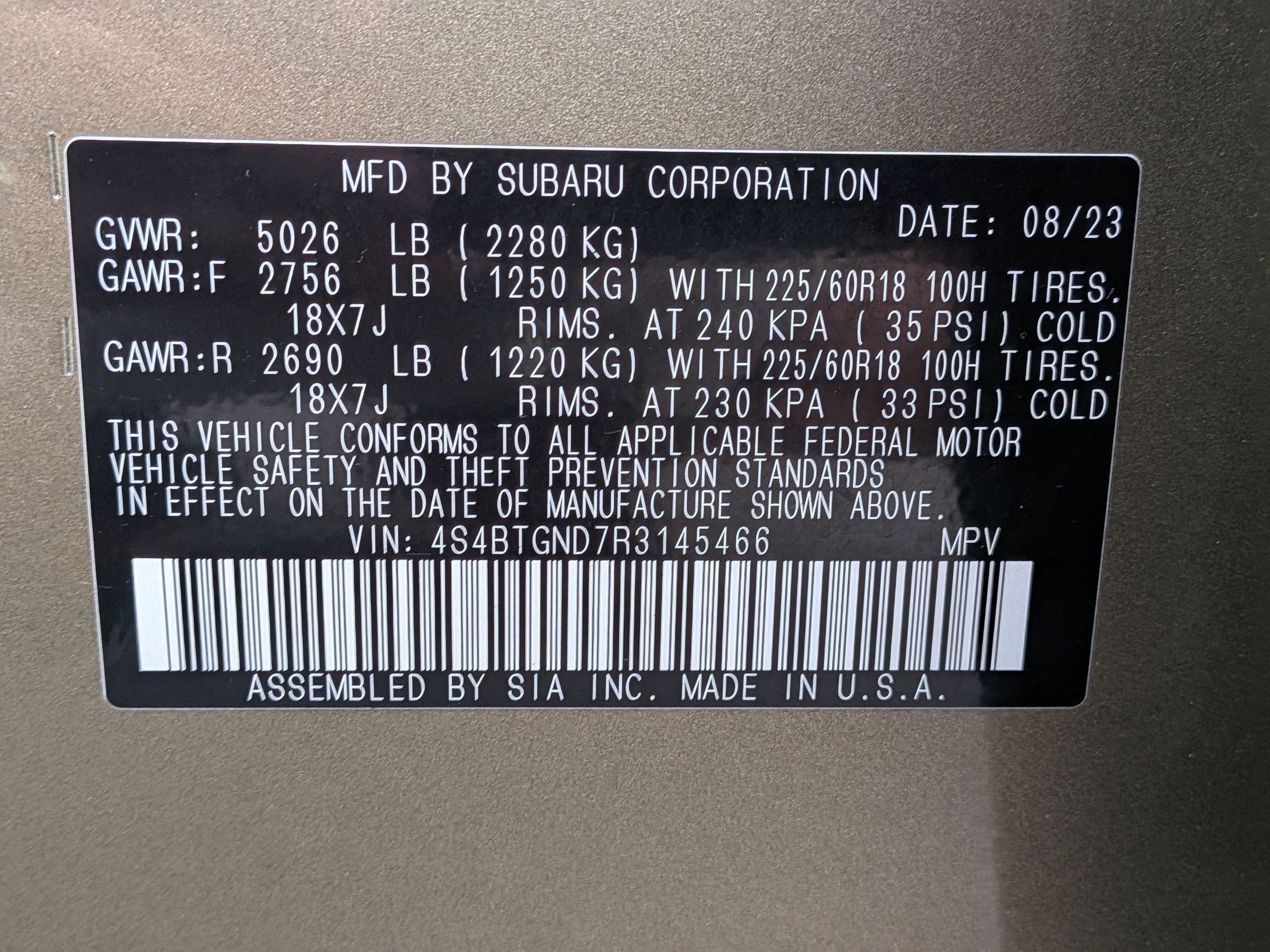 2024 Subaru Outback Limited XT