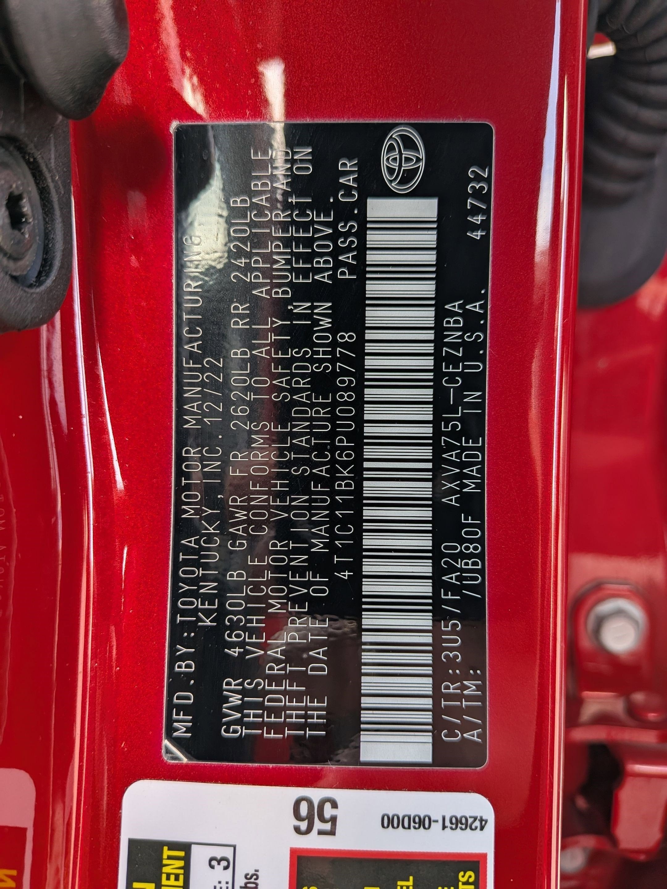 2023 Toyota Camry LE AWD