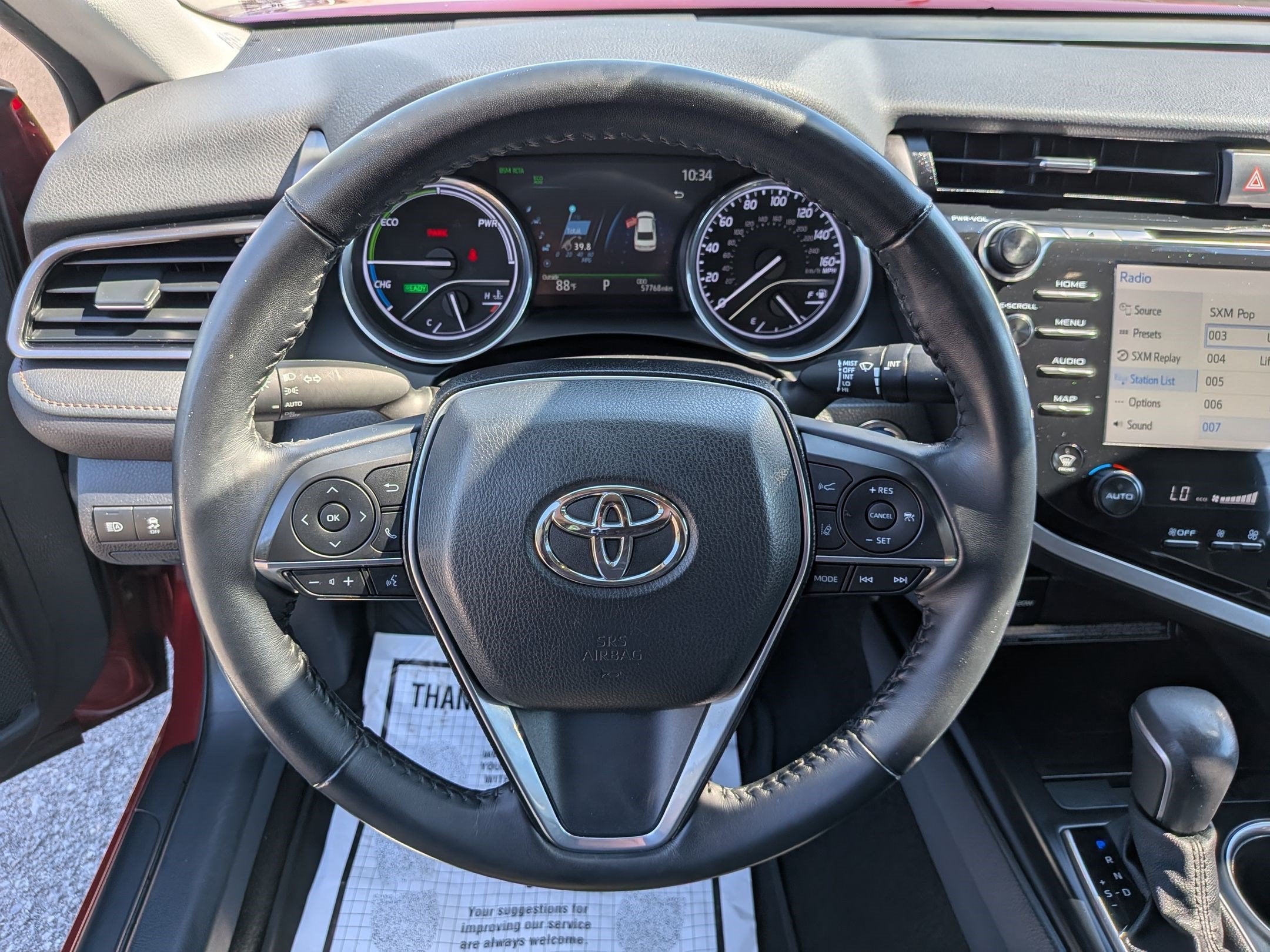 2020 Toyota Camry Hybrid XLE