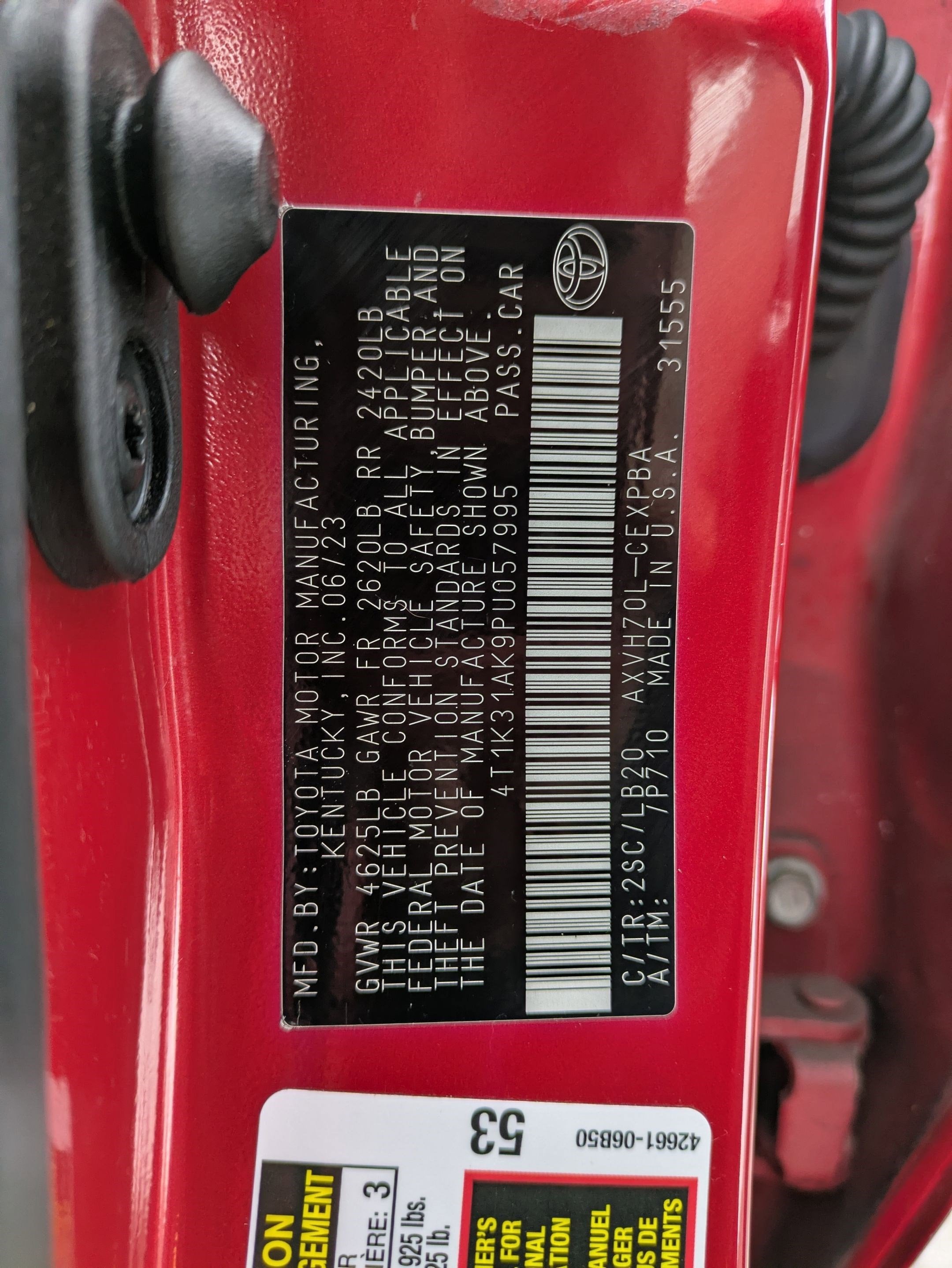 2023 Toyota Camry Hybrid XSE