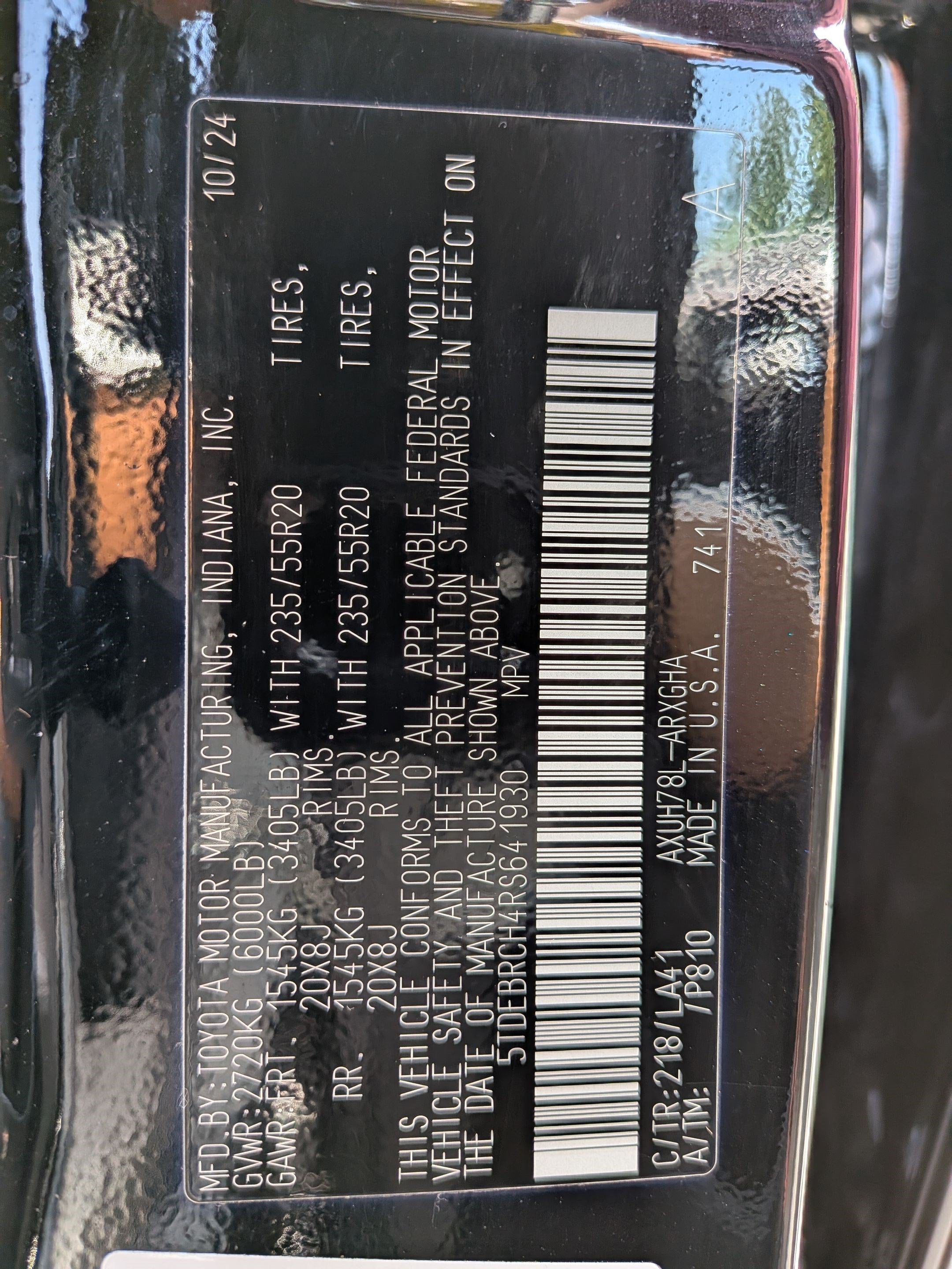 2024 Toyota Highlander Hybrid Platinum
