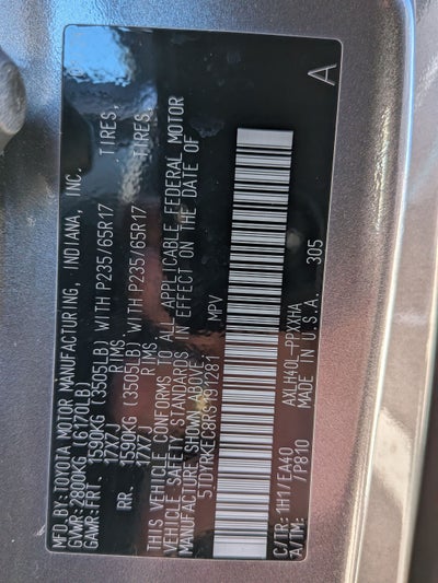 2024 Toyota Sienna XLE 8 Passenger