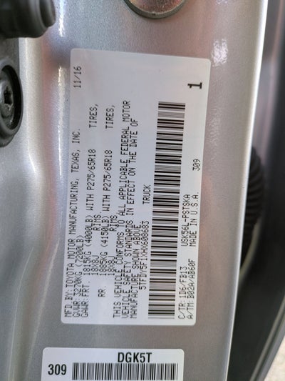 2017 Toyota Tundra SR5