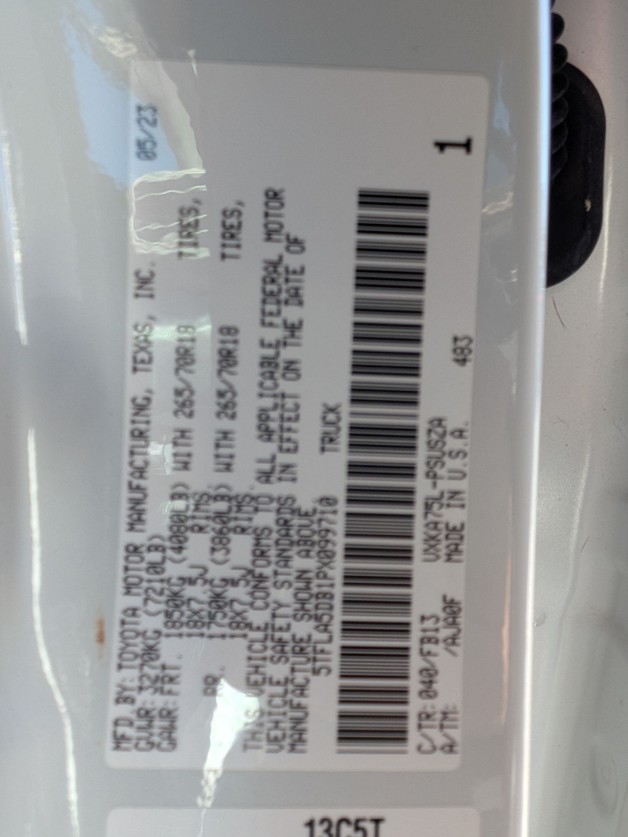 2023 Toyota Tundra SR5 w/ Convenience Pkg