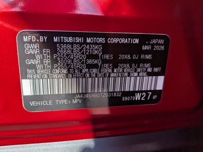2026 Mitsubishi Outlander LE