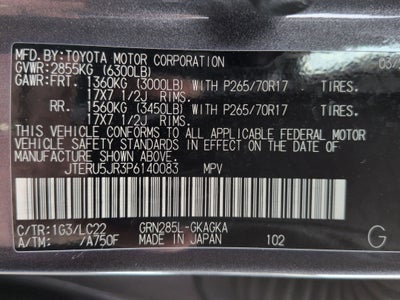 2023 Toyota 4Runner TRD Off-Road Premium