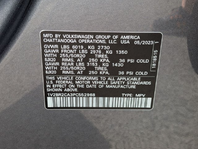 2023 Volkswagen Atlas SEL
