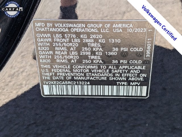 2024 Volkswagen Atlas Cross Sport 2.0T SE w/Technology