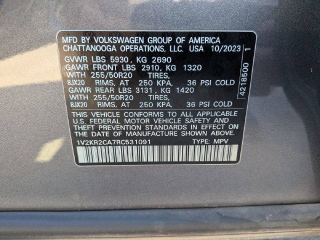 2024 Volkswagen Atlas 2.0T SE w/Technology