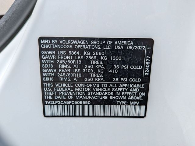2023 Volkswagen Atlas 2.0T SE