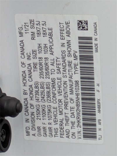 2022 Honda CR-V EX-L