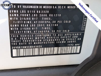 2025 Volkswagen Tiguan 2.0T S