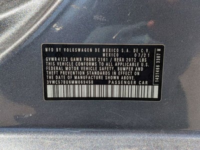 2021 Volkswagen Jetta 1.4T S